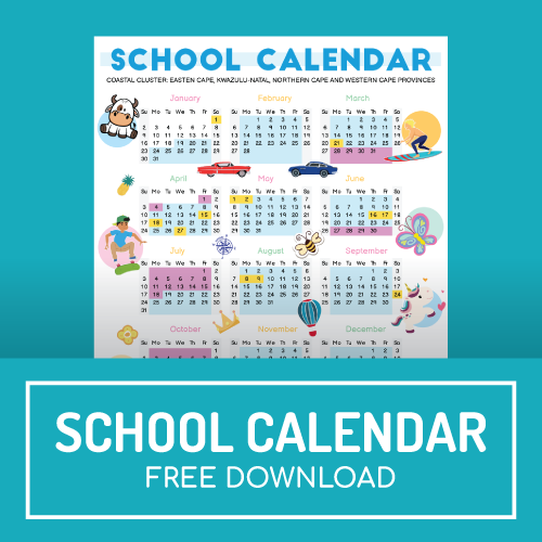 SA School Calendar - Updated