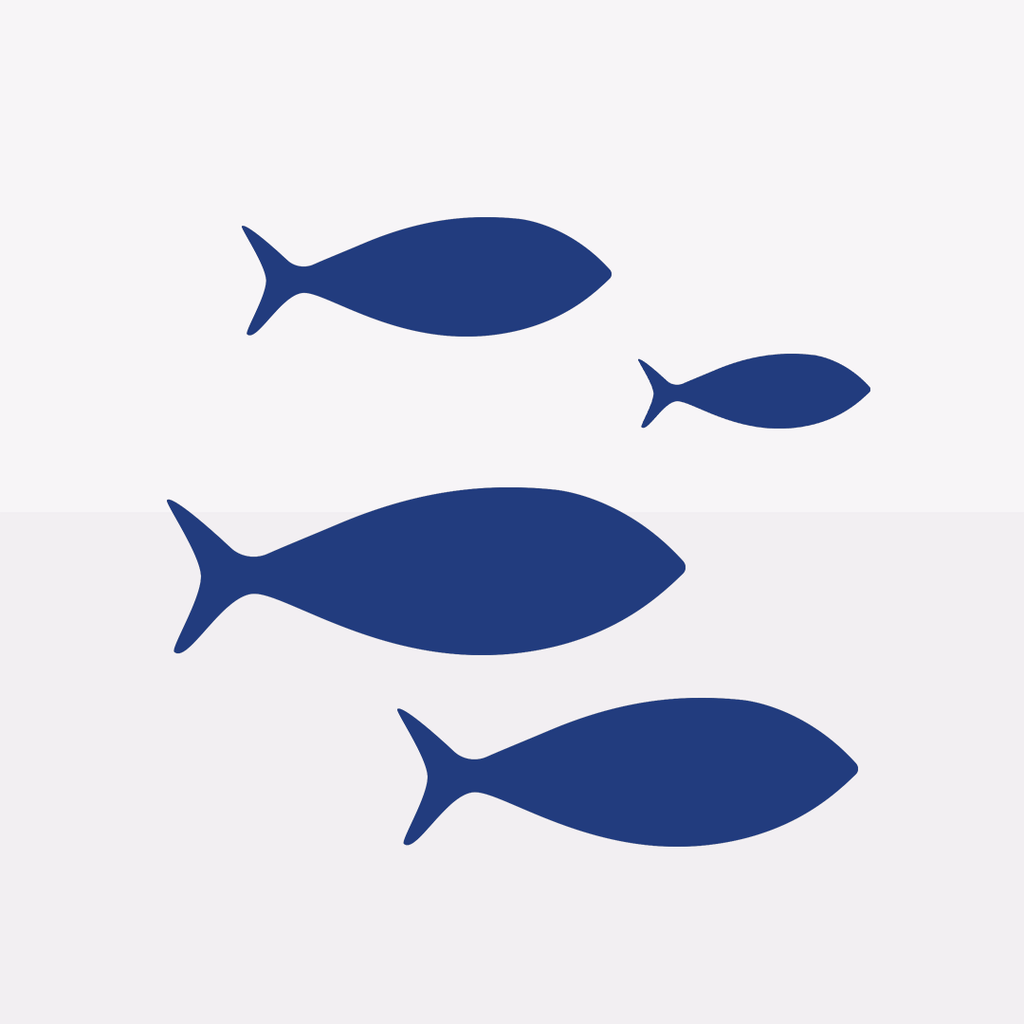 Fish Pattern - Blue