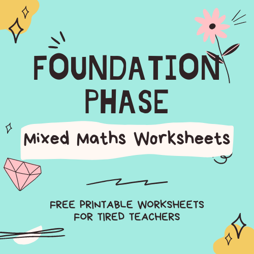 Foundation Phase Mixed Maths Worksheets - 15 Pages! – Labels4School