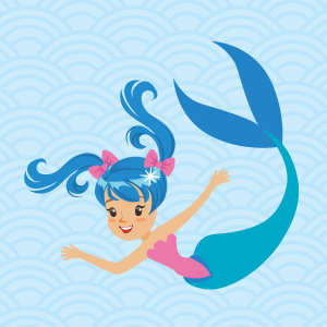 Mermaids - Designer Name Labels