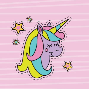 Unicorn - Designer Name Labels