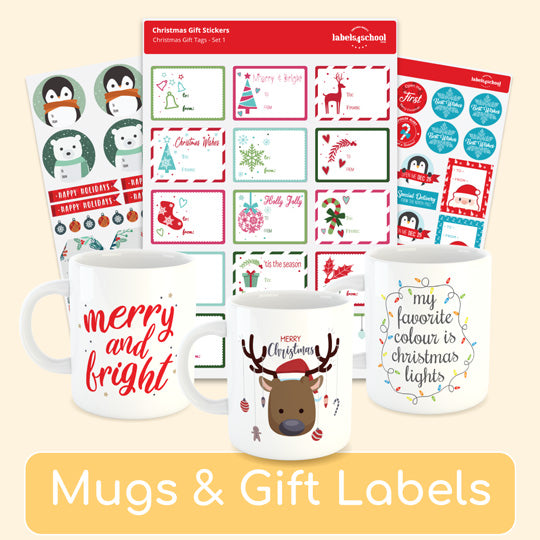 Affordable Personalised Mugs: Design Your Christmas Gifts Online at Labels4School