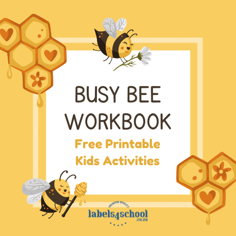 Busy Bee Workbook - Printable Activity Book
