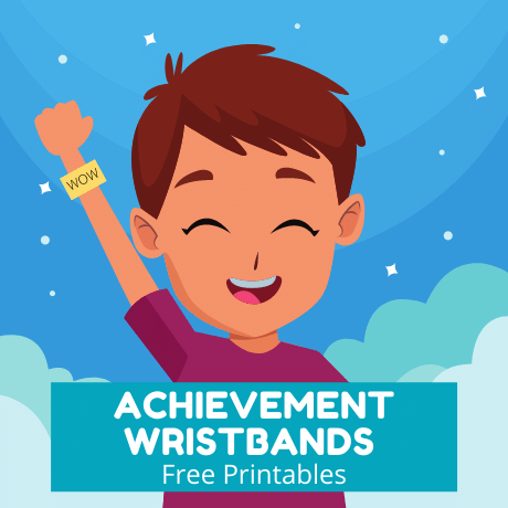 Achievement Wristbands Printable
