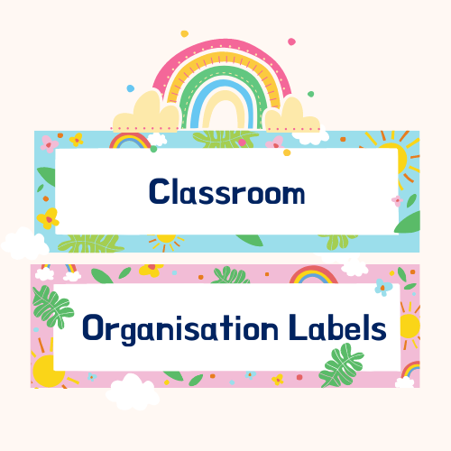 Classroom Organisation Labels