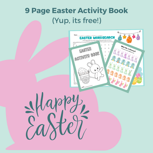 Easter Activity Book - 9 Pages of FUN!