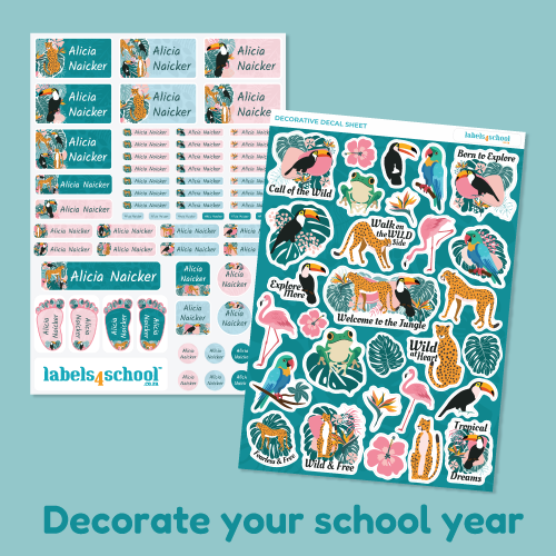 Get Ready for School 2026: Match Your Colour Labels with Personalised Sticker Sheets