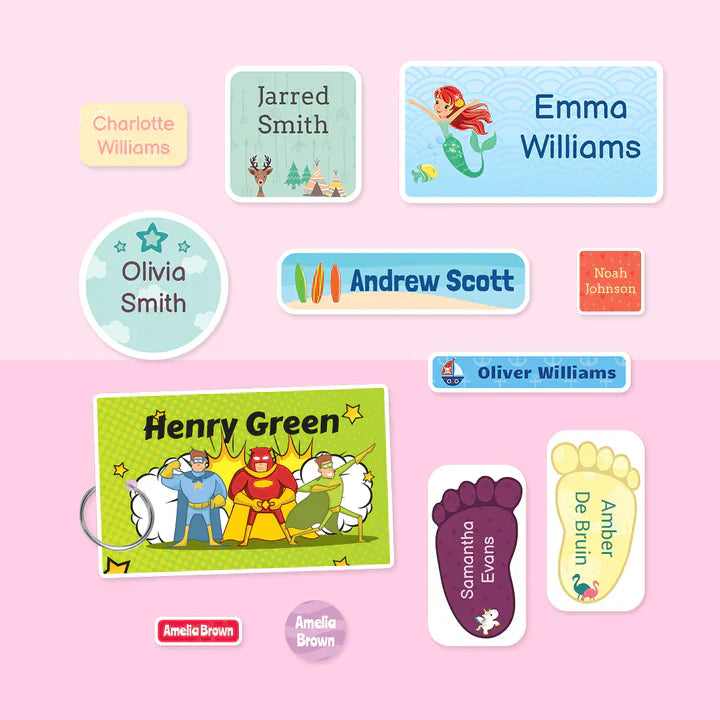 Name Labels Small Small Name Labels - Small Name Labels to Fit Every School Essential ...