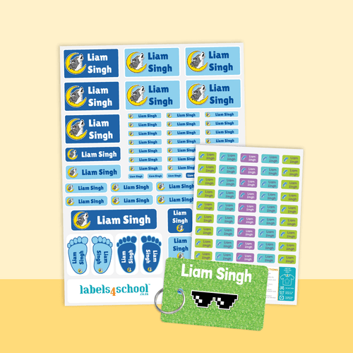 Child Drop Label Custom Kids Labels | Personalised Labels from Labels4School