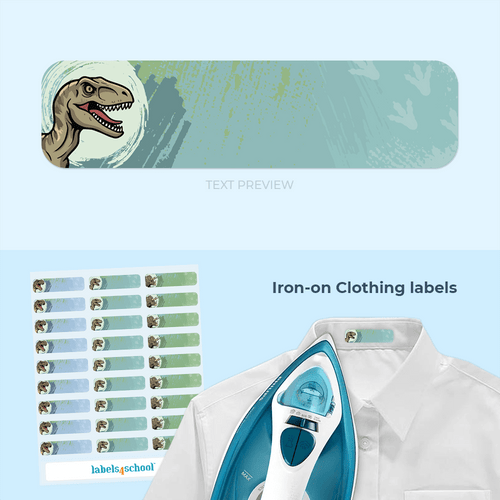 Iron-On Clothing Labels for School Uniforms