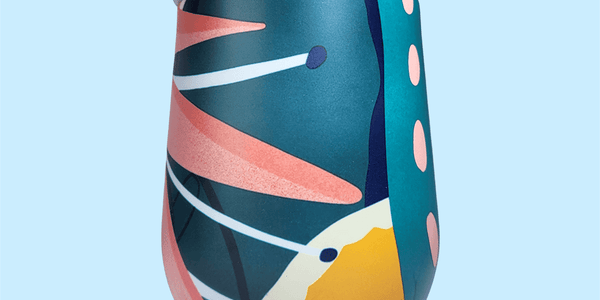 Bubble Mug - Abstract Lillies