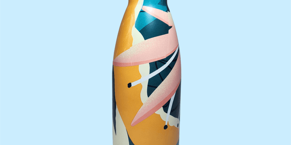 Thermos Bottle - Abstract Lillies