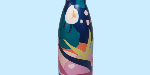 Thermos Bottle - Abstract Pink