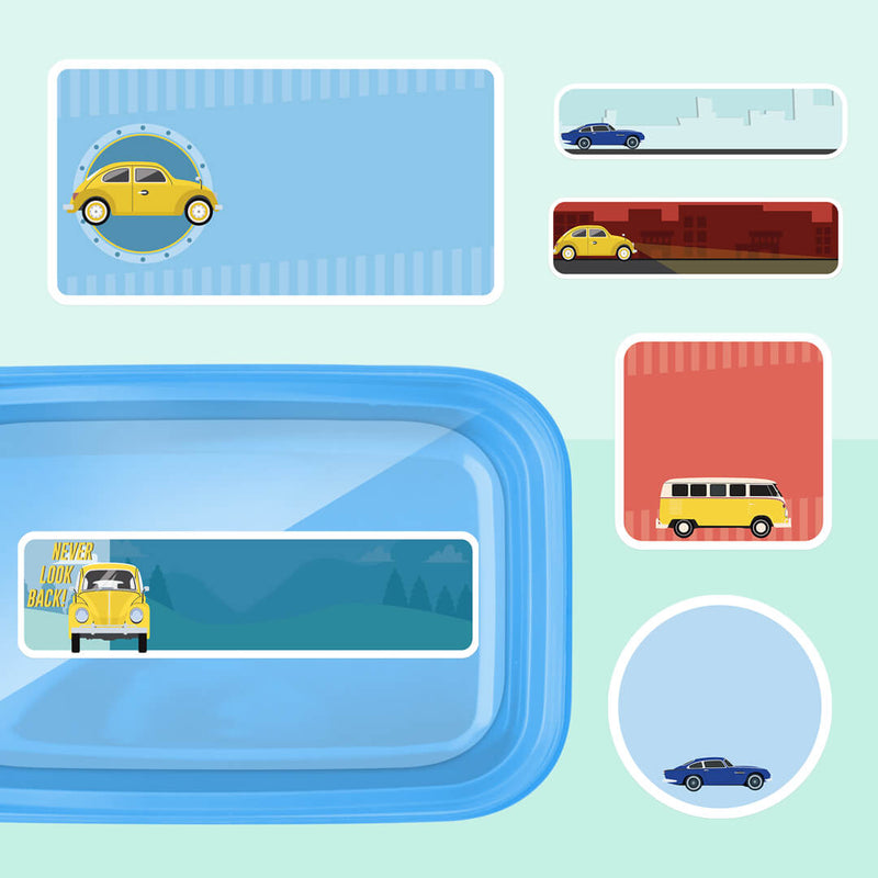 Multipurpose Colour Pack 128 personalised labels Labels4school