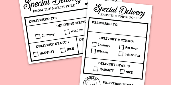 North Pole Gift Labels