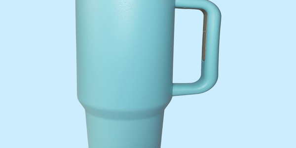 Classic Giant Travel Mug - Bubblegum Blue