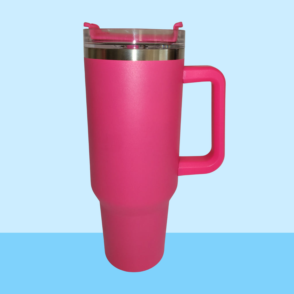 Classic Giant Travel Mug - Barbie Pink