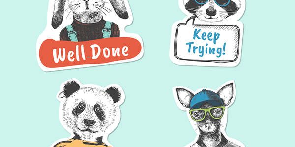 Woodland Creatures Merit Labels