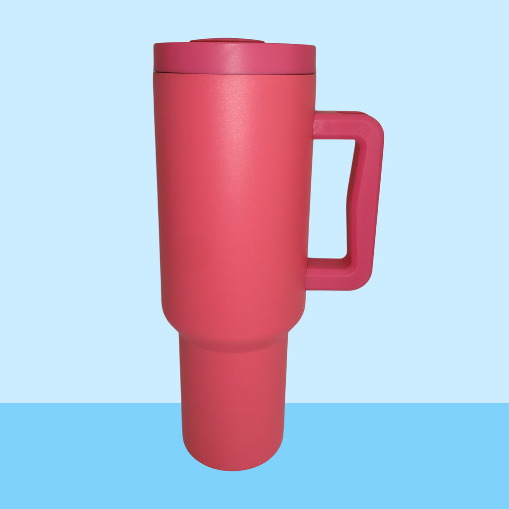 Premium Giant Travel Mug - Party Pink