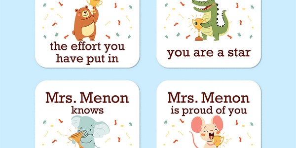 Personalised Animal Awards Merit Stickers