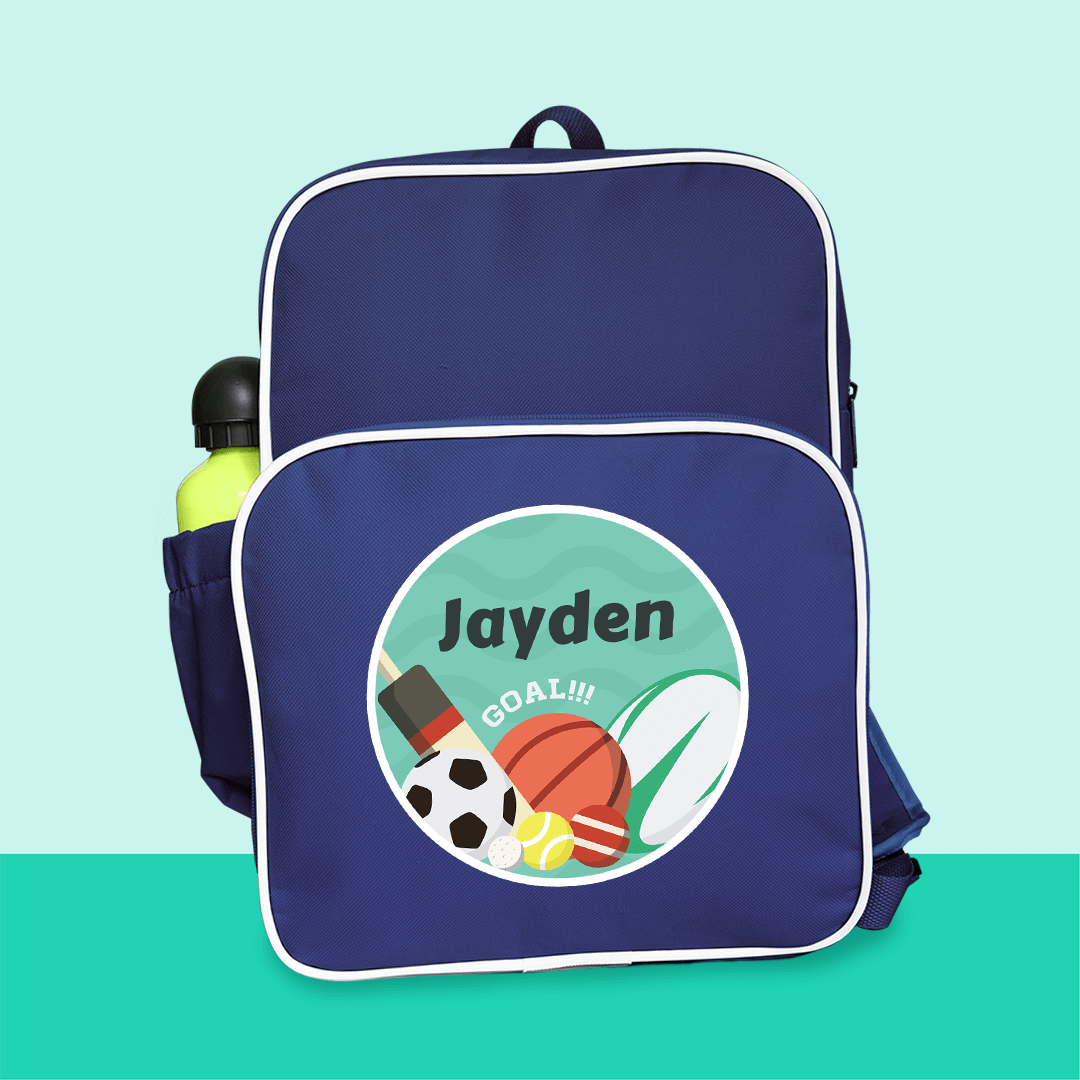 Backpack personalised clearance
