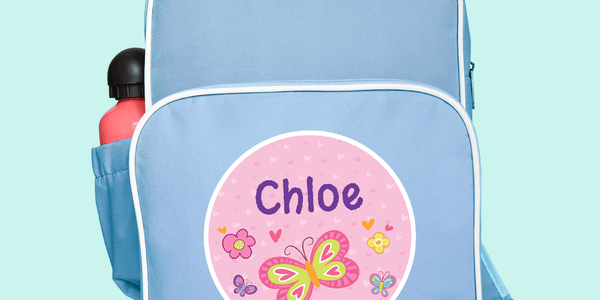 Light Blue Kiddies Backpack - Designer themes