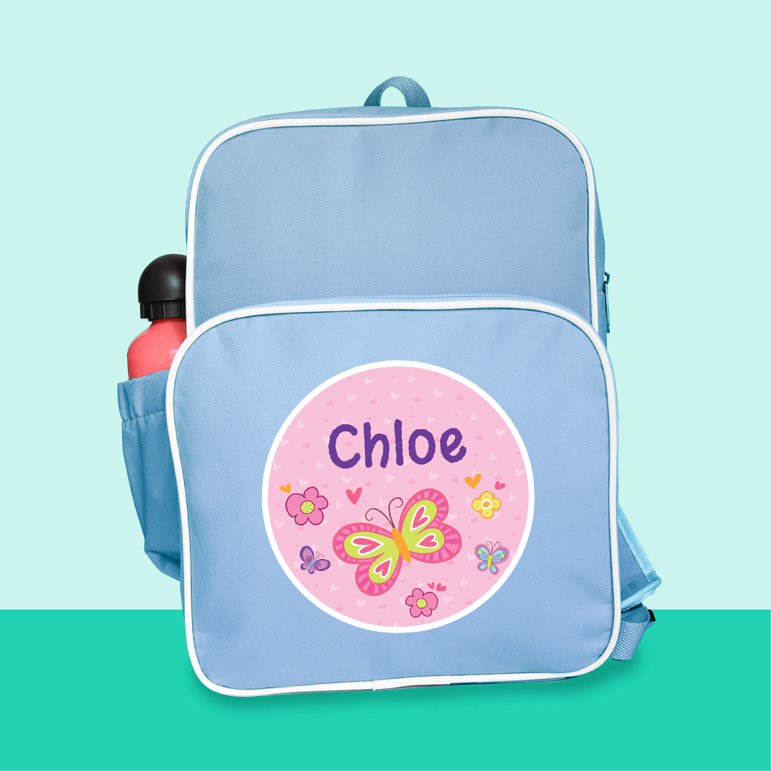 Kiddies Backpack | Light Blue School Bag – Labels4School