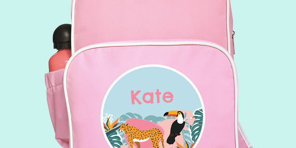 Pink Kiddies Backpack - Designer themes