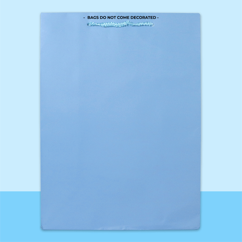 Blue gift bag