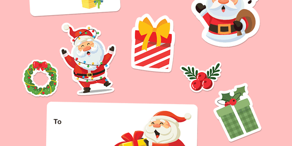 Holly Jolly Christmas - Name Tags