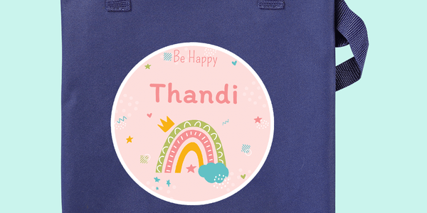 Blue Library Bag - Designer themes