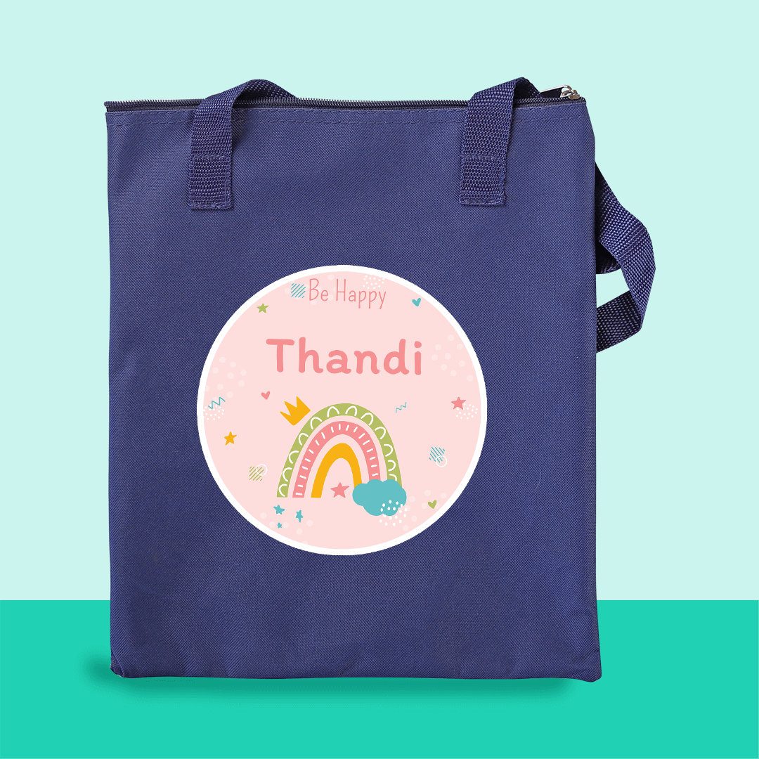 Library Bag – Blue personalised Back to School Labels4school