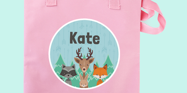 Pink Library Bag - Designer themes