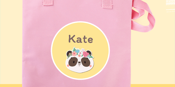 Pink Library Bag - Customise your own