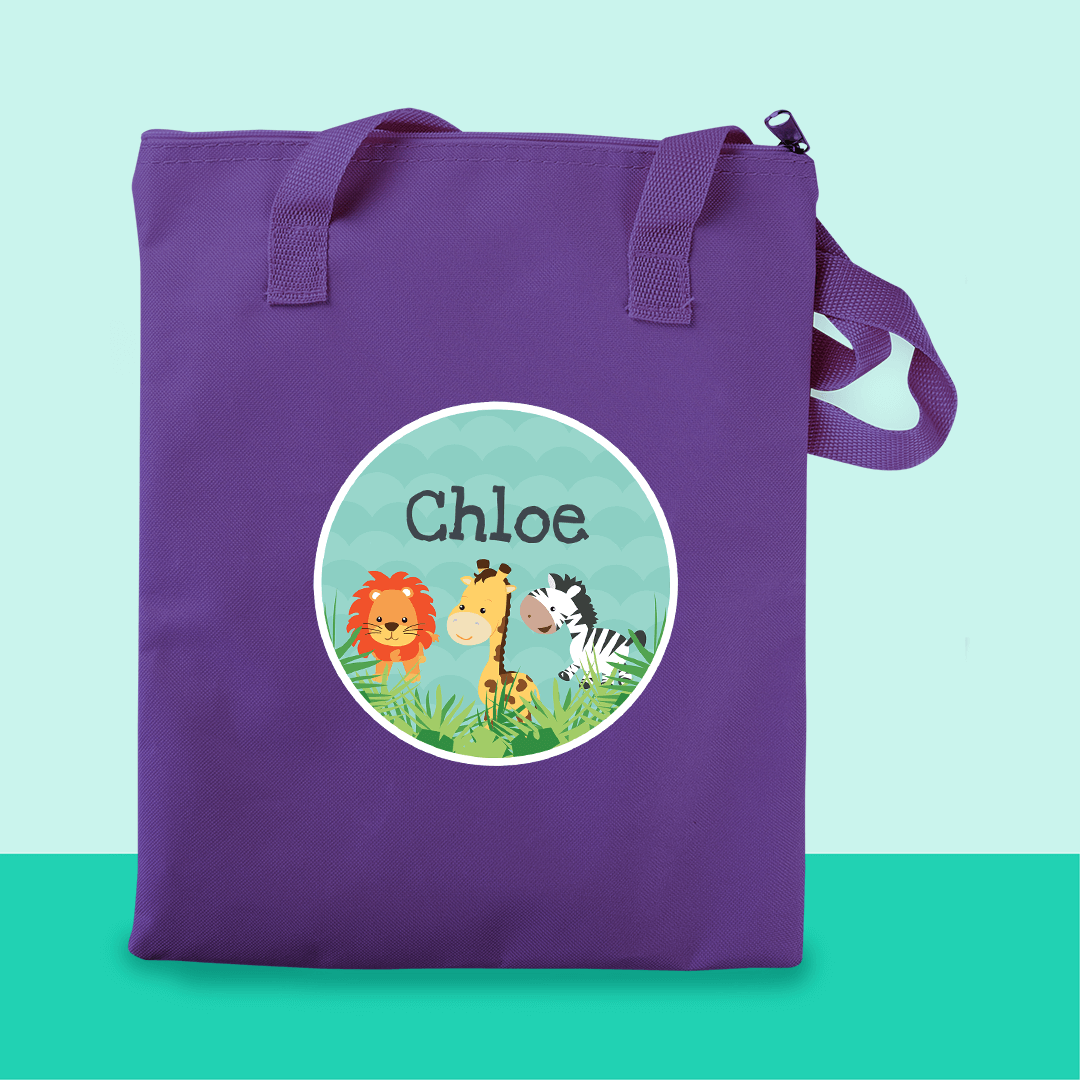 Library Bag | Purple Book Bag – Labels4School