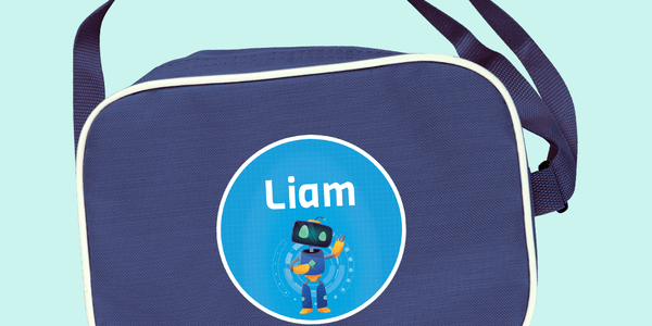 Blue Lunch Bag - Designer themes