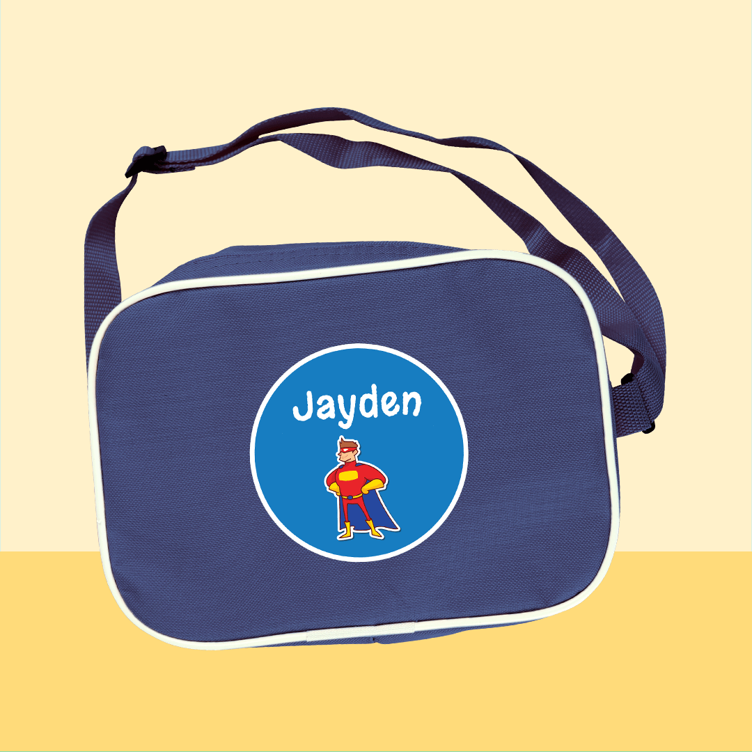 Lunch Bag - Blue personalised - Back to School | Labels4School