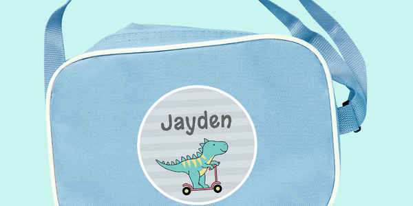 Light Blue Lunch Bag - Designer themes