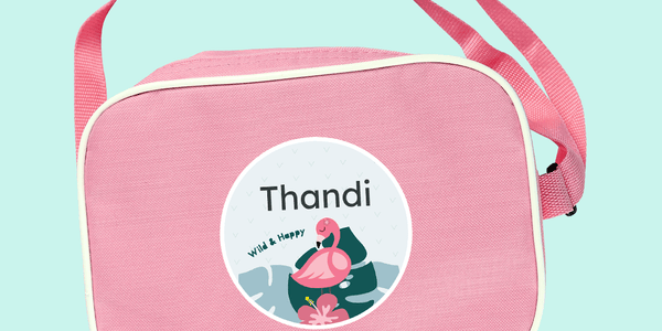 Pink Lunch Bag - Designer themes