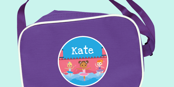 Purple Lunch Bag - Designer themes