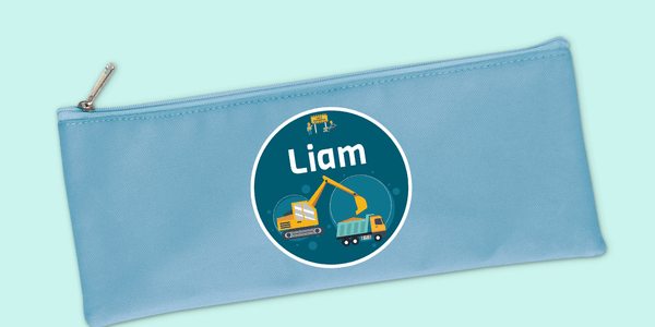 Light Blue Pencil Case - Designer themes