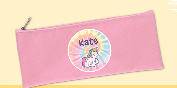 Pink Pencil Case - Customise your own