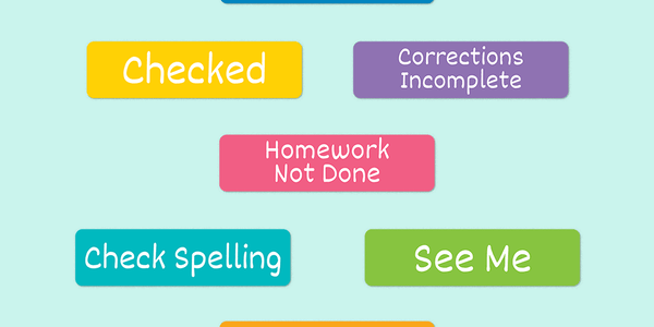 Teacher Instruction Stickers - Senior Phase