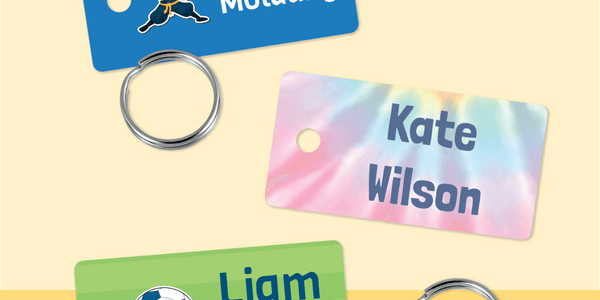 Colour Mini Bag Tags - Customise your own