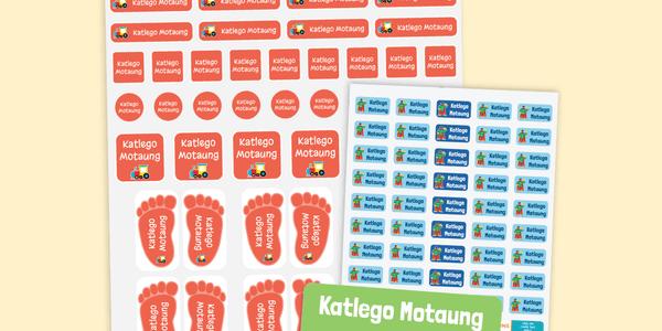 Colour Pre-School Pack - Customise your own