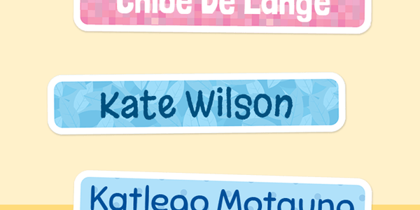 Colour Skinny Labels - Customise your own