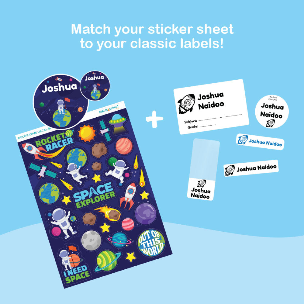 Personalised Kids Sticker Sheets