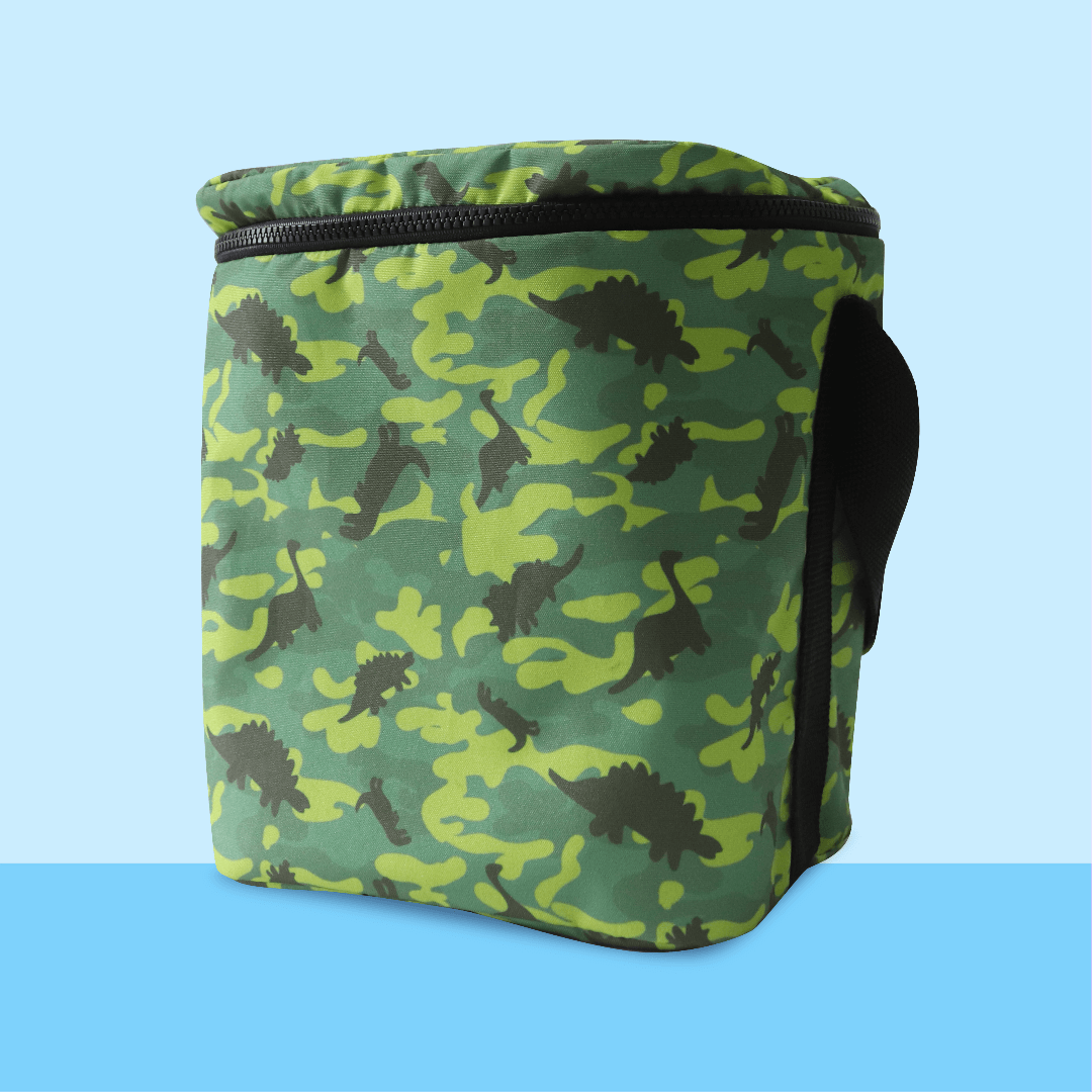 Lunch Bag Dino Camo Labels4School