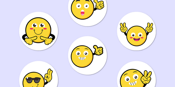 Emoji Friends Mini Dot Stickers