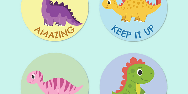 Little Dinos Merit Stickers